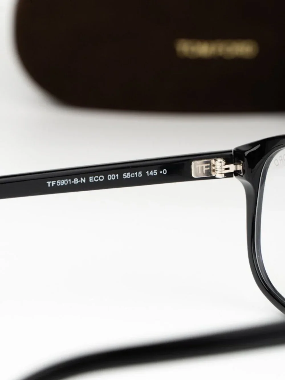 Tom Ford Women Eyeglasses Black Aviator FT5901-B-N 001 NEW AUTHENTIC